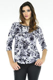 BLUSA ESTAMPADA DETALHE ZIIPÉR | Ref: CM151025