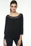 BLUSA DETALHE OMBRO | Ref: CM151012