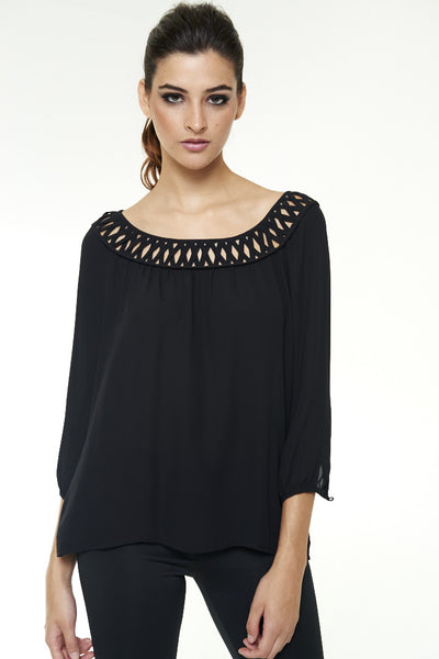 BLUSA DETALHE OMBRO | Ref: CM151012