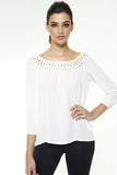 BLUSA DETALHE OMBRO | Ref: CM151012