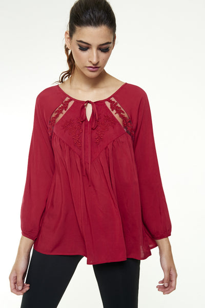 BLUSA DETALHE BORDADO | Ref: CM 151023