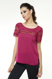BLUSA BUSTO E MANGA DE RENDA | Ref: CM151026
